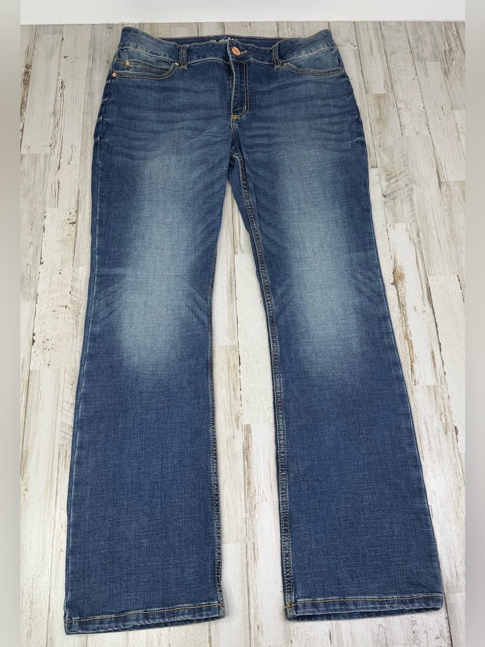 Wrangler Jeans Womens 15x34 (36x34) Blue Bootcut Western Cowgirl